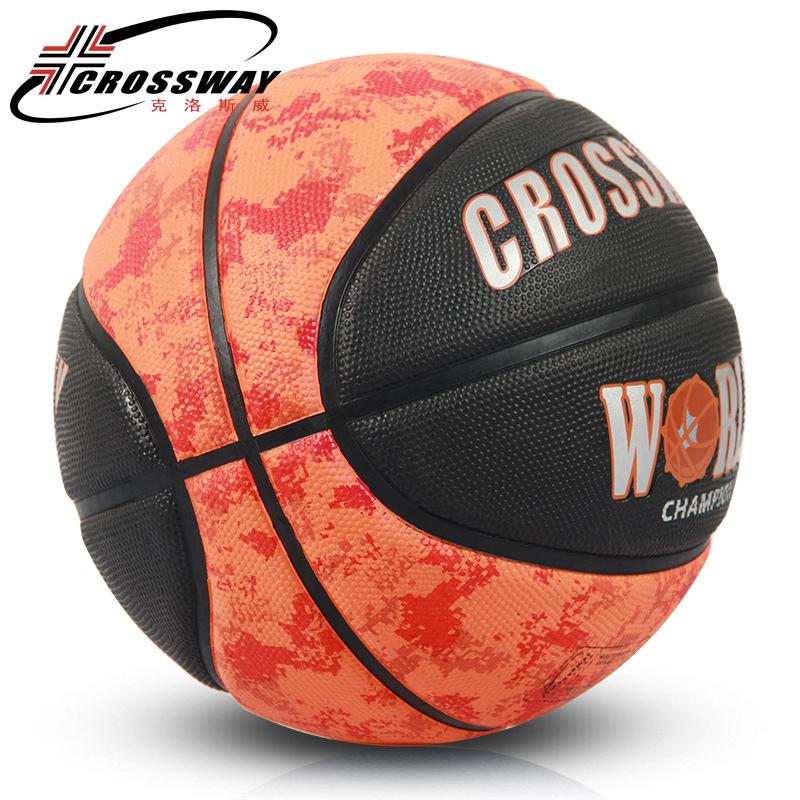Indoor Outdoor Basketball Ball Official Size 7 Wear-Resistant Basket Ball Basketball Rubber Basketball Ball With Net Pocket Pin