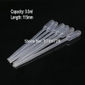 100pcs lab 0.2ml 0.5ml 1ml 2ml 3ml plastic transfering dropper pasteur pipette for school experiment beauty care DIY