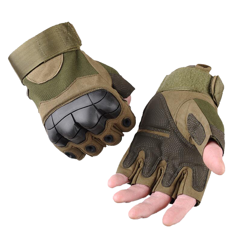 Tactical Gloves Military Army Combat Fingerless Airsoft Shooting Paintball Bicycle Gear Hard Carbon Knuckle Half Finger Gloves