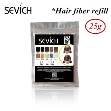 Sevich Hair Building Fiber Keratin Extension Powder for Hair Loss Product Thinning Thickening Hair Spray Applicator 25g Refill