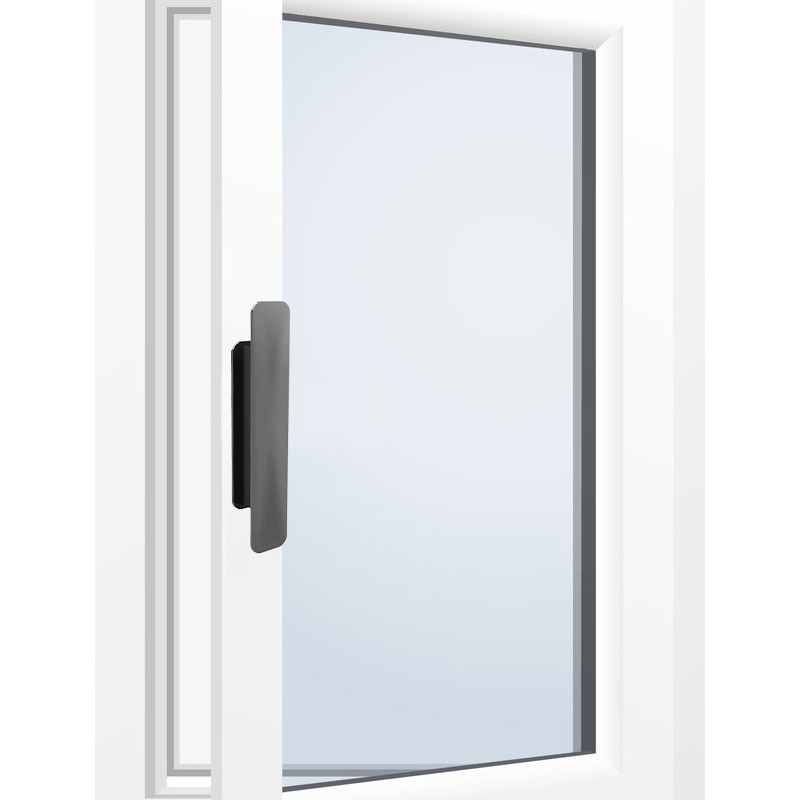 Paste multi-purpose handle Home rectangular handle Glass door and window sliding door push-pull auxiliary door handle