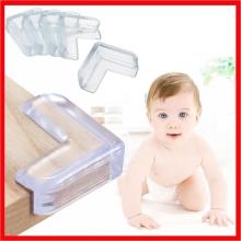 4pcs Child Baby Safety Transparent Pvc Protector Children Anti-collision Edge Corner Guards Table Corner Protection Cover