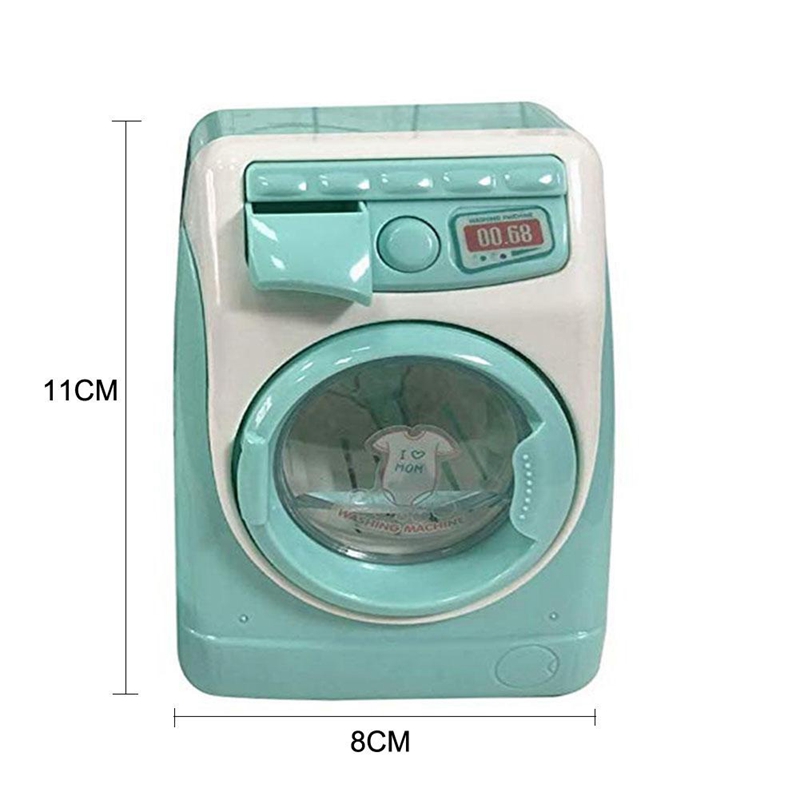 Mini Educational Simulation Washing Machine Toys Kids Play House Pretend Toy For Children'S Day Gift