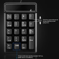 Bkscy19 Keys USB Mechanical Wired numeric keypad Keyboard Mini number keycaps Numpad Keyboard for Laptop Desktop PC Computer