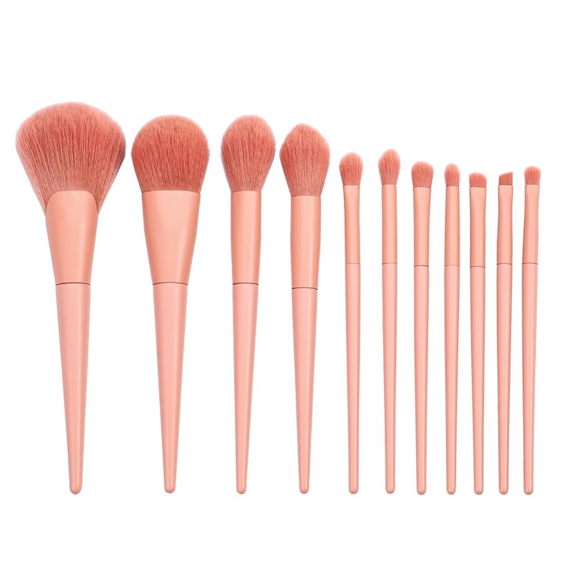 11 Pcs Soft Makeup Brushes Sets Maquiagem Foundation Powder Cosmetic Blush Eyeshadow Women Beauty Glitter Make Up Brush Tools