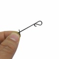 20pcs/lot Fishing Swivel Hook Wrapping Snap Fishing Line Wire Connector Snap Pin Without Knot Tackle Tool Lure Kit