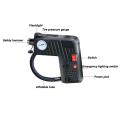 Portable Air Compressor Electric Auto Car Bike Tire Inflator Pump 12V Lighting Safety Hammer Test Tire Pressure Tool Accessory