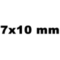 7x10 mm