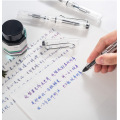 2pcs/lot Fountain Pen-type Transparent Gel Pen 0.4/0.5mm Multifunction Can Absorb Ink and Ink Sac Pens for Office School Writing