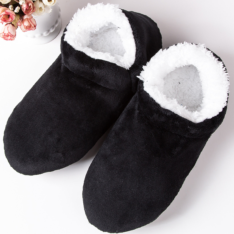 Women's Slippers Velvet Plush Slippers indoor Keep Warm Home Slippers Soft Sole House Slippers Woman Non Slip floor Shoes