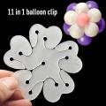 Balloon Flower Clips Ties For Decoration Decorative Part Accessories Holder Stand Clips Globos Accessories Decoration Kids