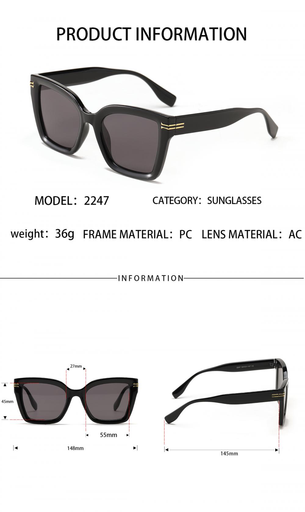 Hot Selling Handmade Wholesale sunglasses PC frame