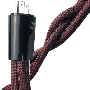 FireBird | High (Variable) Current Low-Z / Noise-Dissipation 3-Pole AC Power Cable US&EU version