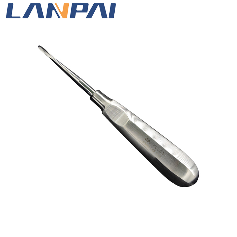 1pc Stainless Steel Dental Root Surgical Curved/Stragiht Luxating Elevators Dentist Instruments Tools