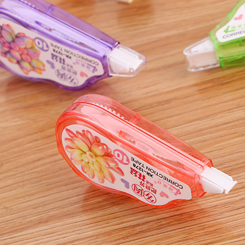 1 Pcs Cute Cartoon Fox Plants Correction Tape Student Learning Correction Tool Stationery School Prizes Gift Office Supplies