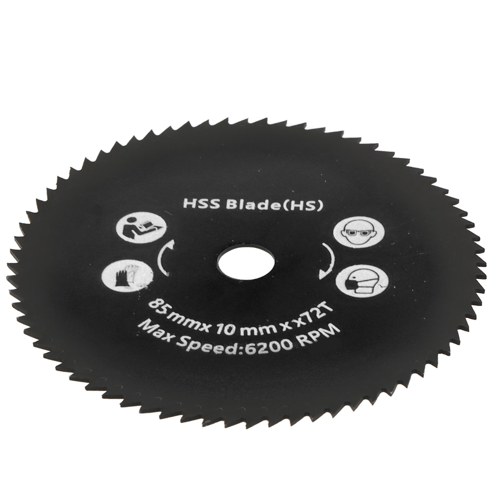 85mm*10mm 72T HSS Circular Saw Blade Cutting Disc Wheel For Wood Metal HSS Circular Saw Blade Rotary Power Wood Cutting Tool