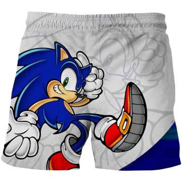 Kids 3D Cartoon sonic the hedgehog Print short pants fashion Boys shorts Girls Summer short pants Children cartoon shorts