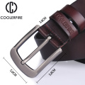 men's genuine leather belt luxury designer belts men high quality Male Metal Buckle belt for jeans Cowskin Fashion Cummerbunds