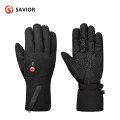 SAVIOR 2020 Winter New Warm 7.4 Electric Battery Heated Gloves Rechargeable For Skiing Riding Hunting Keep Hands Ski Gloves