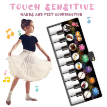 Folding Music & Dancing Mat KIds Play Mat Cushion Game Blanket Educational Toys Children Doll Toys For Kids Girl Boy Gift