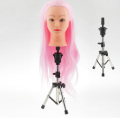 Adjustable Mannequin Tripod Holder Wigs Stand for Wig Display Making Rotating Aluminum Travel Foldable Hairdressers Salon Stylin