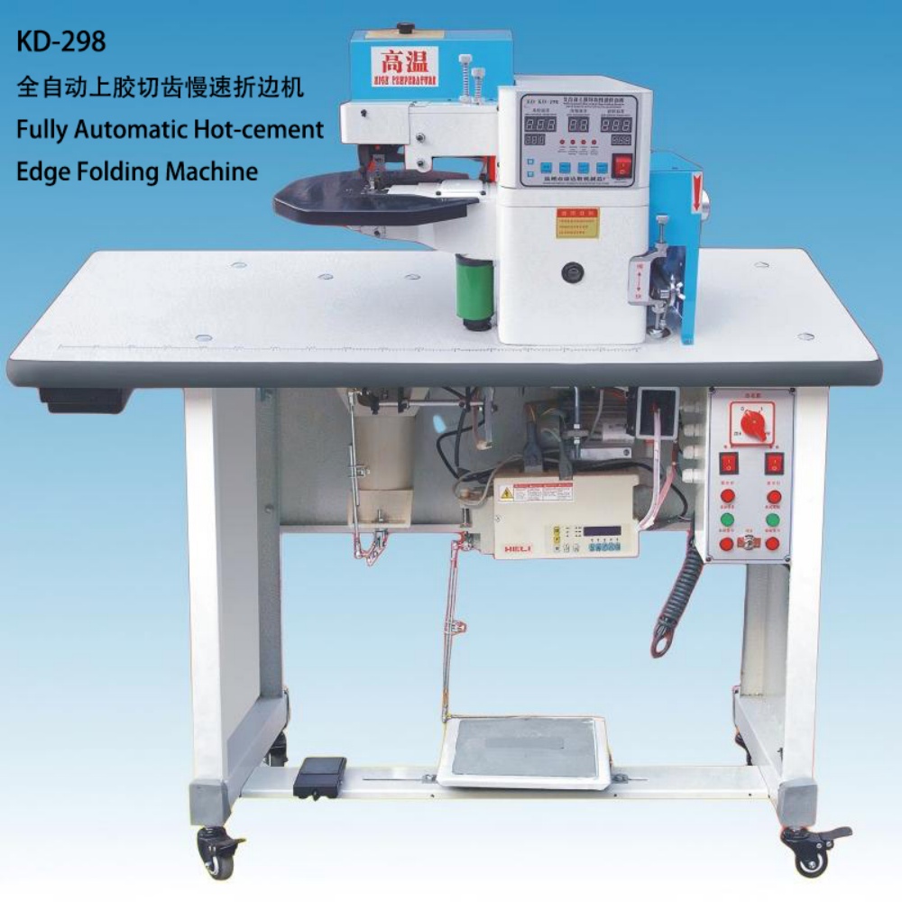 KD-298 Fully Automatic Hot-cement Edge Folding Machine (5)