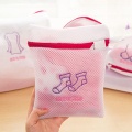 Zippered Mesh Laundry Wash Bags Foldable Delicates Lingerie Bra Socks Underwear Washing Machine Clothes Protection Net Basket