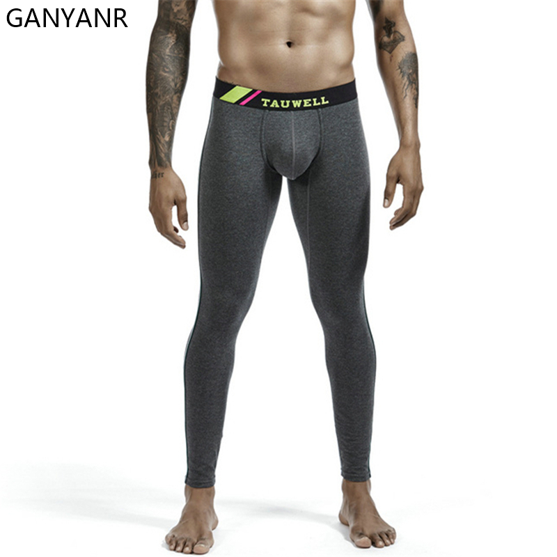 GANYANR Compression Pants Gym Running Tights Men Leggings Sportswear Fitness Sport Sexy Basketball Yoga Skins Jogging Training