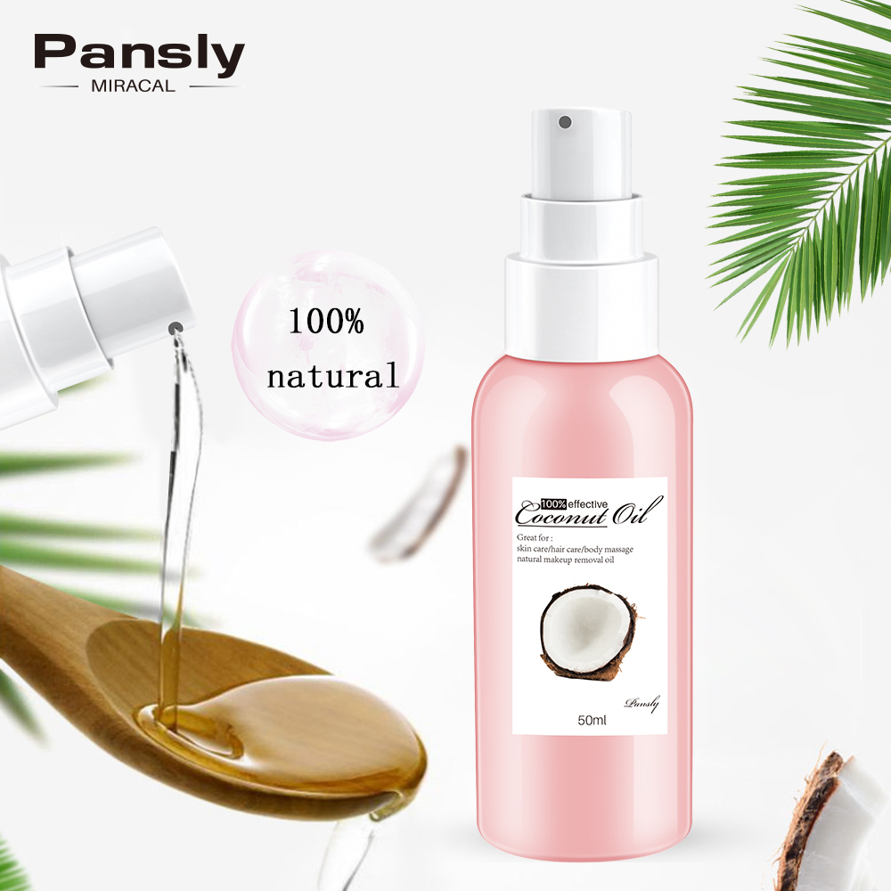 Natural 50ML Coconut Oil Hair Essential Oil Hair Care Anti Aging Skin Care Essential Oil Body Massage Oils Nutrition TSLM1
