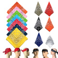 Fashion Hip Hop Paisley Bandana Sports Square Headscarf For Men Print Multicolor Headscarf Punk Rock Hair Accessories Headwear