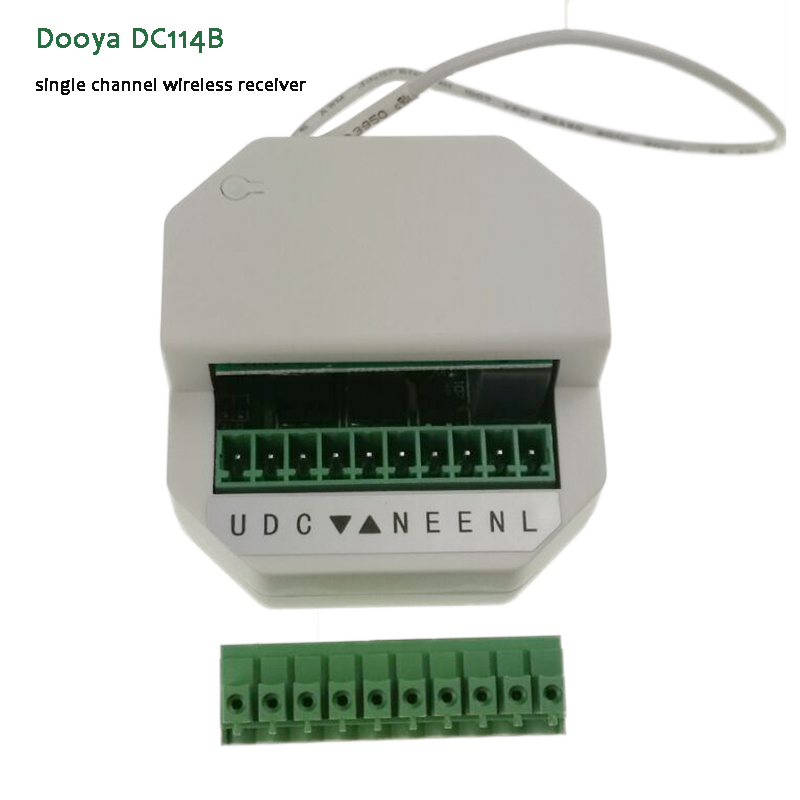 free shipping originalDooya DC114B 433MHZ 230V single channel wireless receiver tubular motor receiver fit for all Dooya emitter