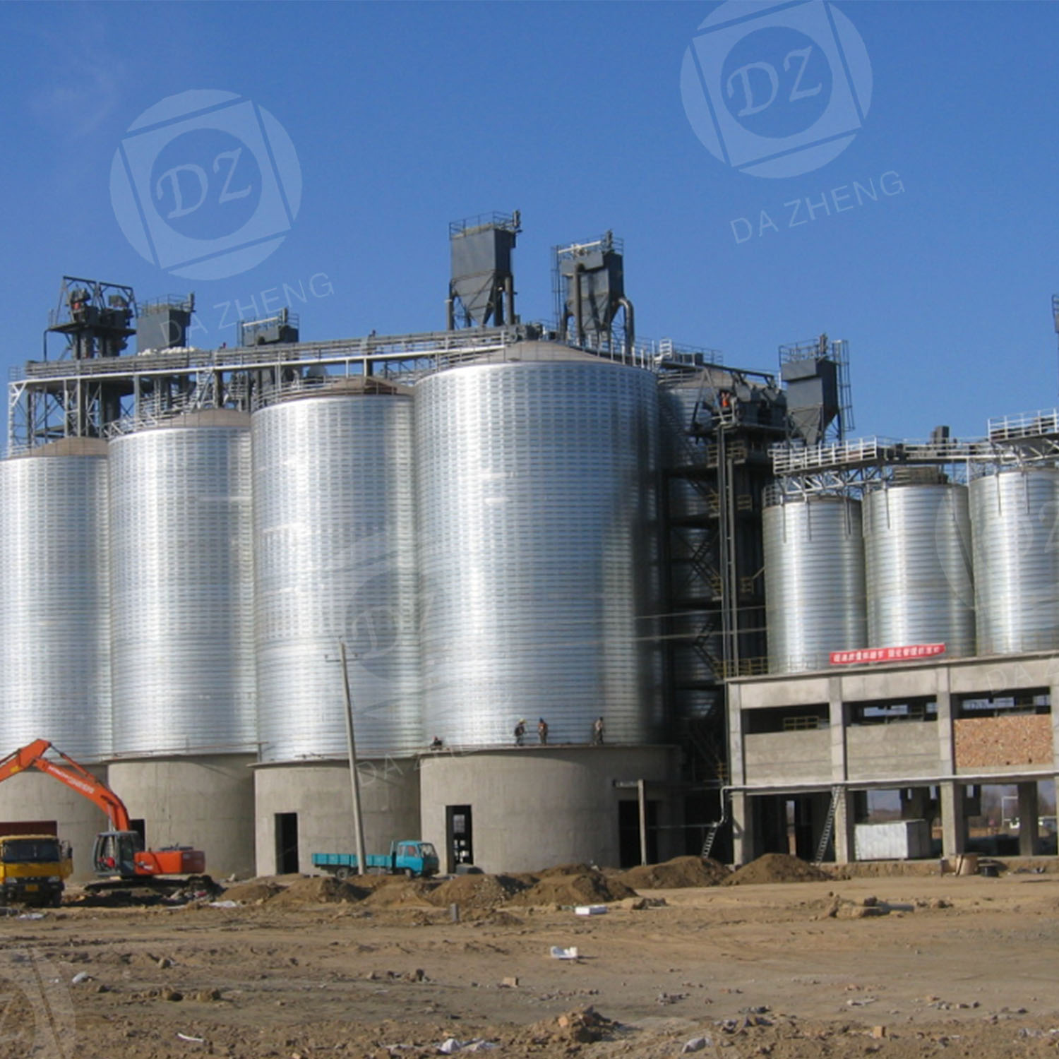 Concrete mixing station cement silo