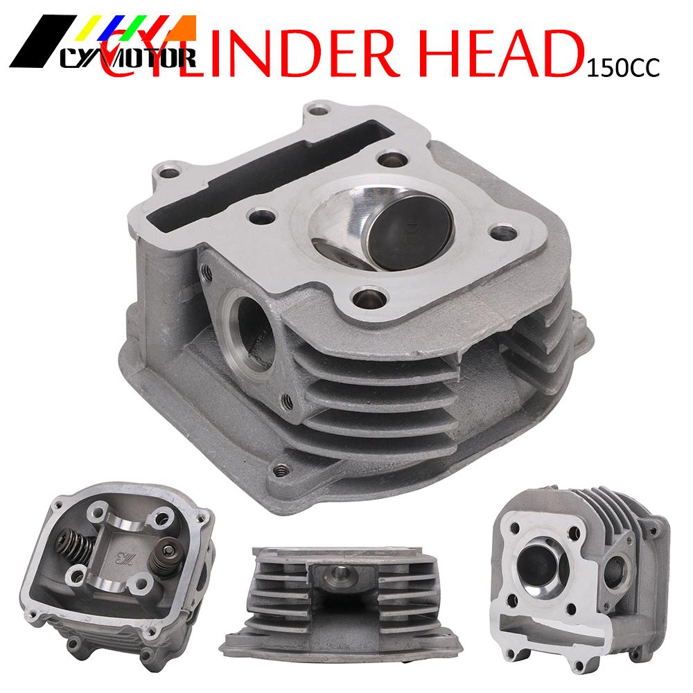 Motorcycle Universal Big Bore Cylinder Head Assembly For GY6 125cc 150cc 4 Stroke Scooter Moped ATV Q With Engine 4-stroke