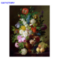 GATYZTORY Painting By Numbers For Adults Children Flower DIY Oil Coloring Paint by Number Landscape On Canvas Art Pictures