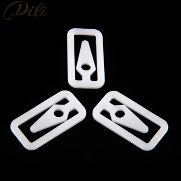 200 Pieces Plastic Garment Shirt Clip Transparent White Shirt Pin Garment Package Clips Garment Accessories