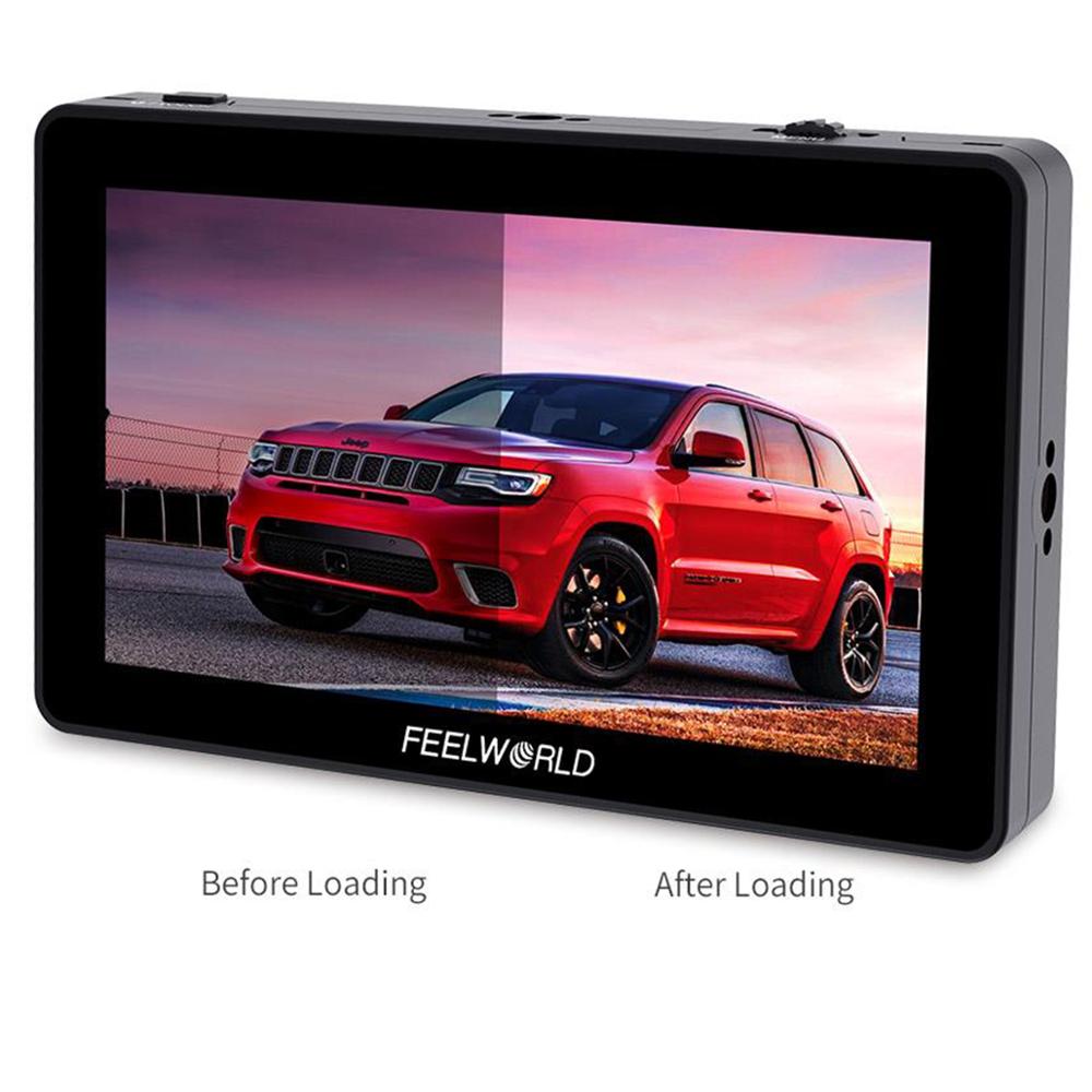 Feelworld F6 PLUS Monitor Aluminum Alloy 5.5 Inch Touch Screen Director Monitor DSLR Camera 4K Micro Single Display