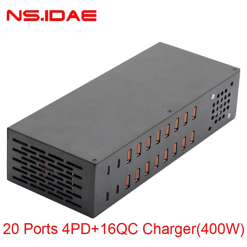 4type-c&16usb-a charger