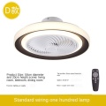 modern led ceiling fan lamps with lights 50cm smart app bluetooth remote control ventilator lamp Silent Motor bedroom decor