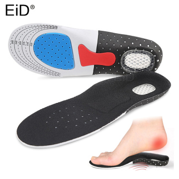 EiD Sport Running Silicone Gel Insoles for feet Man Women for shoes sole orthopedic pad Massaging Shock Absorption arch support