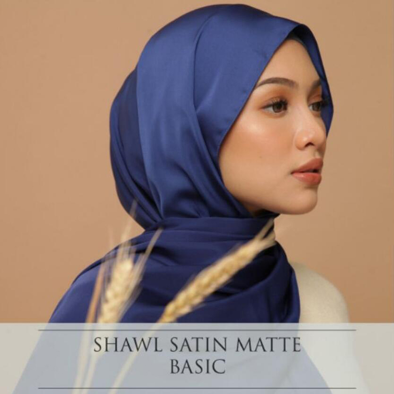 New Trendy Matte Silk Satin Long Size Plain Basic Shawls Women Dress Hijab Pashmina Solider Color Satin Scarf