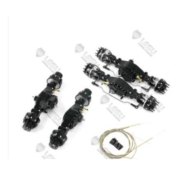 RC Scale Toy Truck: Sheering Differential chain axle drive 1/14 Scale Tamiya LESU 6X8 8X8 Bearing/gear/Screw/suspension arm