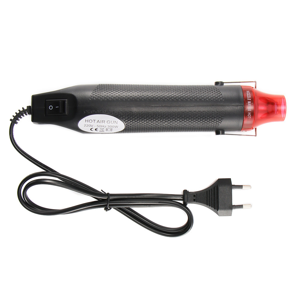 110/220V 300W Power MAX 200 Temperature DIY Use Electric Power Tool Portable Digital Hot Air Gun Mini With Seat Shrink