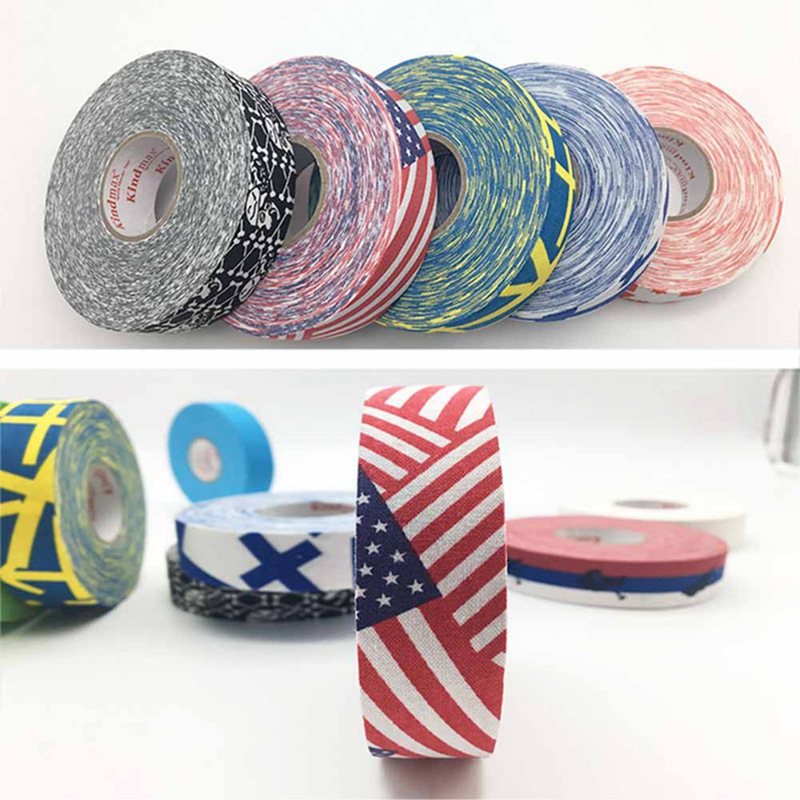 1Pc 2.5cm x 25m Cloth Hockey Tape Sport Safety Football Volleyball Basketball Knee Pads Hockey Stick Tape Elbow Golf Tape