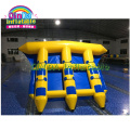 PVC Tarpaulin Inflatable Flying Fish Tube Towable / Inflatable Water Games Flyfish Banana Boat For Sea