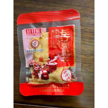 half-clear 3-side sealed printed pouch