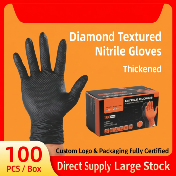 Premium 10mil Nitrile Gloves with Diamond Texture