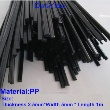 Free shipping 40 PCS black PP Plastic welding rods/PP welder rods for plastic welder gun/hot air gun/welding tool 1pc=1meter