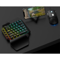 2020 HOT G30 1.6m Wired Gaming Keypad with LED Backlight 39 Keys One-handed Membrane Keyboard for LOL/PUBG/CF Sensitive