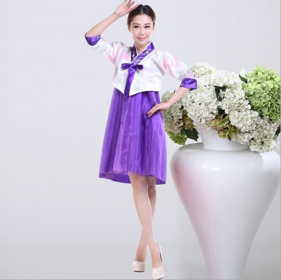 Summer Style Top Class Ancient Korean Clothes Geum Korean Traditional Costume Hanbok for Women Women Dress of Performance Wear