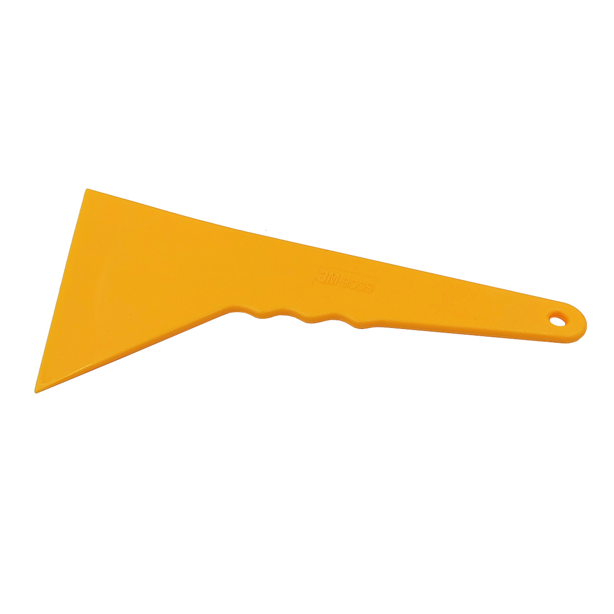 5pcs Triangle Scraper Yellow Plastic 24*12cm with Long Handle Vinyl Film Glue Removing Industry Floor Cleaning Squeegee 5A01